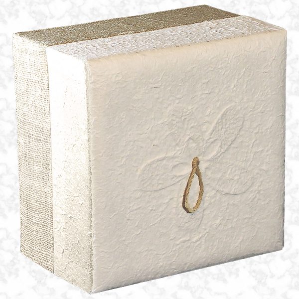 Unity Embrace White Hemp biodegradable urn large size