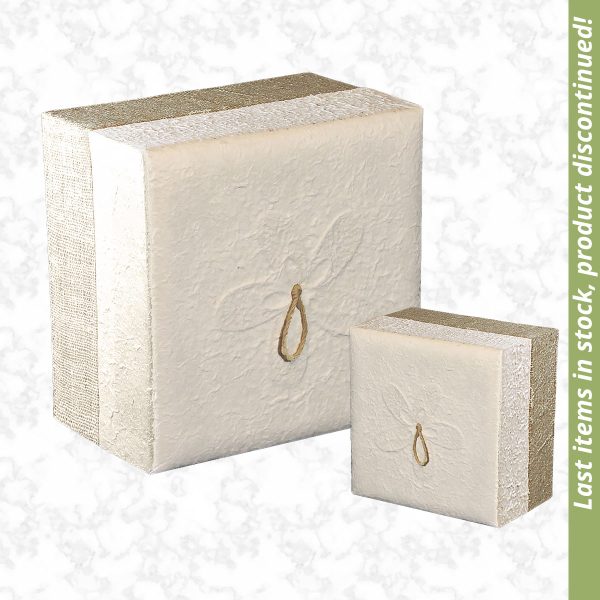 Unity Embrace White Hemp biodegradable urns last units