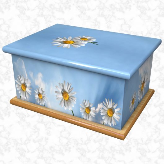 Summer days ashes casket