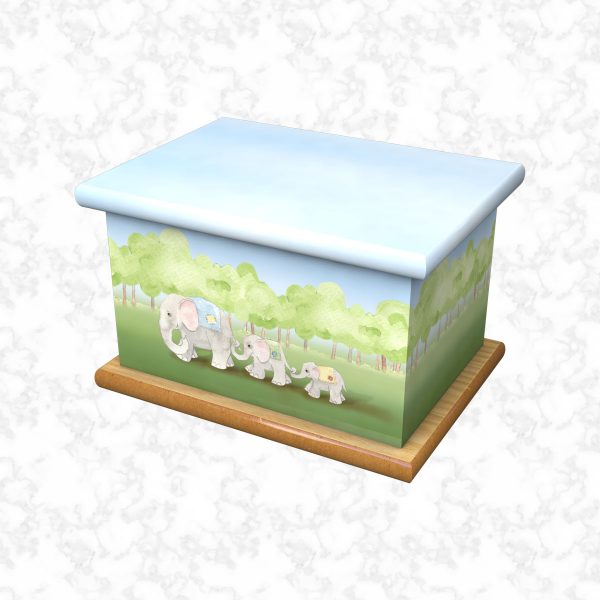 Heffalumps child ashes casket