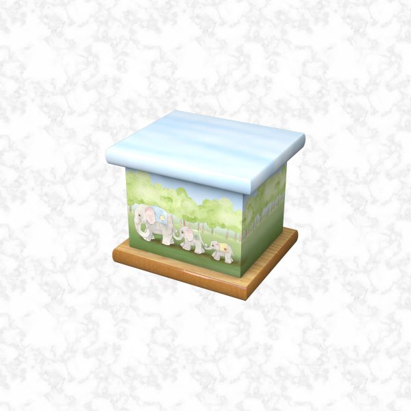 Heffalumps infant ashes casket