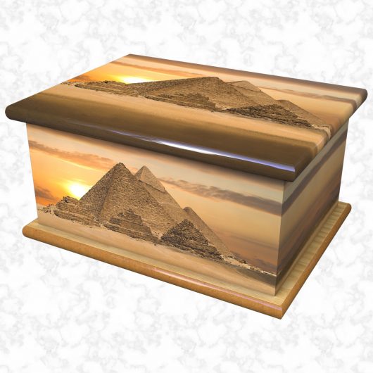 Pyramids ashes casket