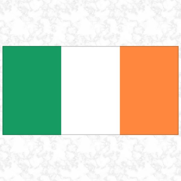 Ireland flag view