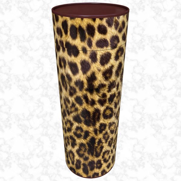 Leopard Fur scatter tube adult size