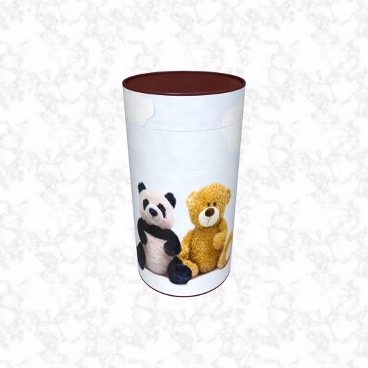 Teddy Bears blue child scatter tube