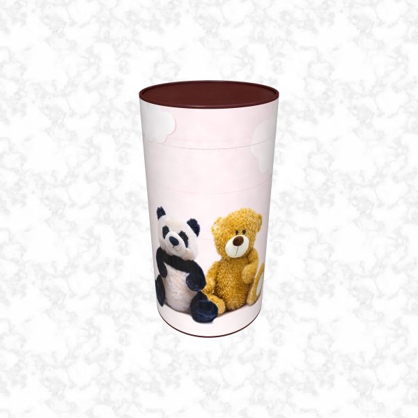 Teddy Bears pink child scatter tube