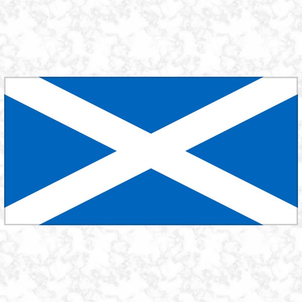 Scotland flag view