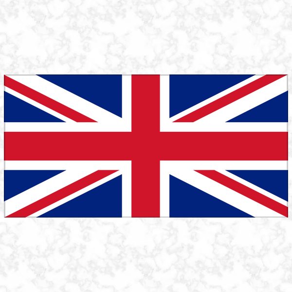 Union Jack (United Kingdom) flag view