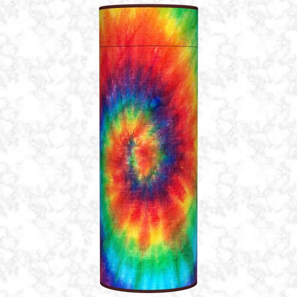 Tie Dye scatter tube adult size front view