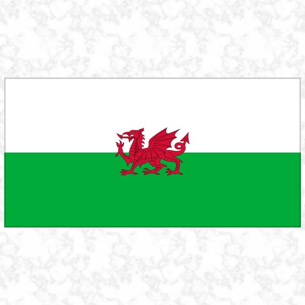 Wales flag view