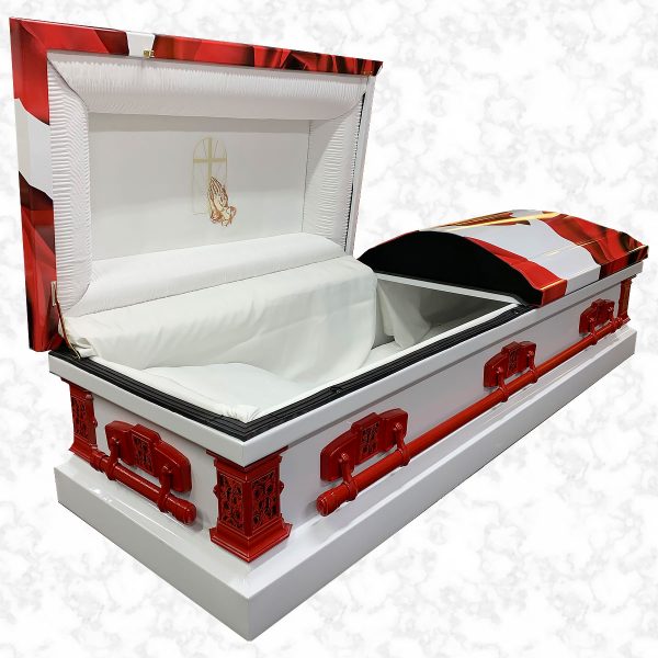 Devotion Rose american casket standard interior