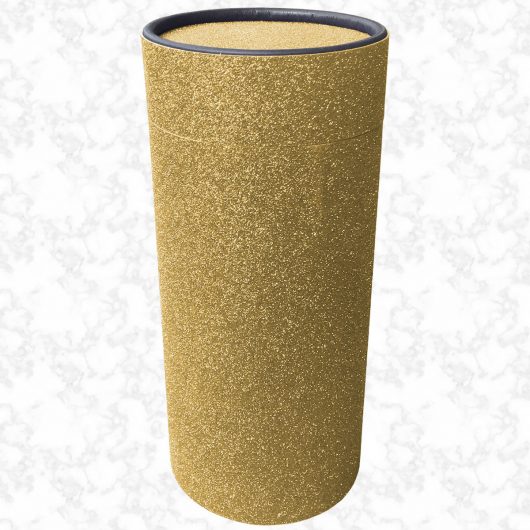 Gold glitter scatter tube