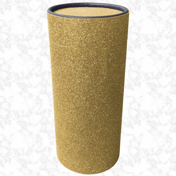 Gold glitter scatter tube