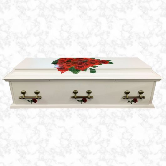 Oxford Roses Cream american casket