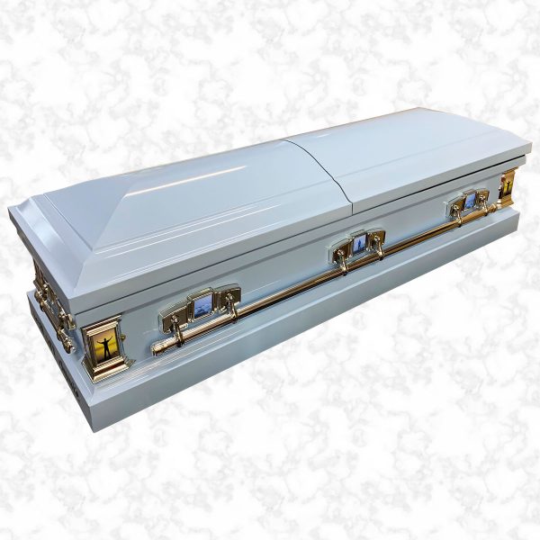 Devotion Baby Blue American casket