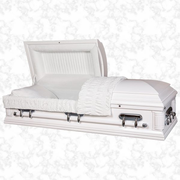 Purity wooden American casket standard interior