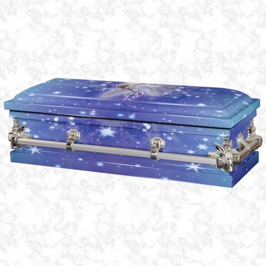 Ashley Angel Blue child American casket