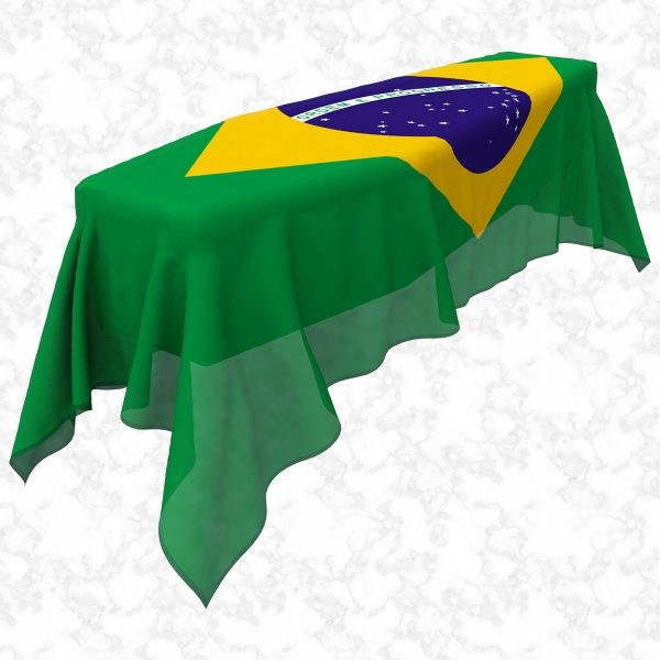 Brazil flag 3D