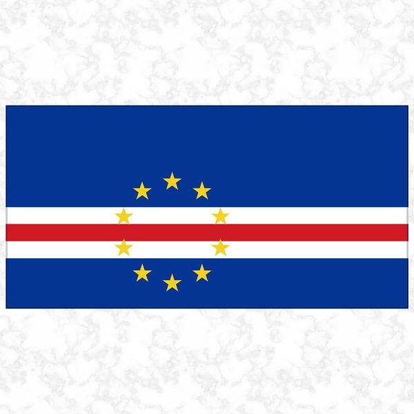 Cape Verde flag view