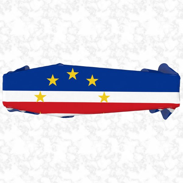 Cape Verde flag 3D top