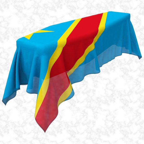 DR Congo flag 3D