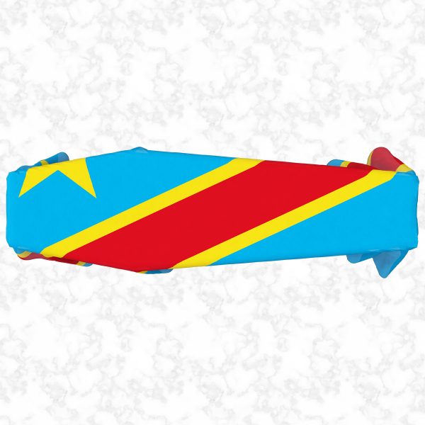 DR Congo flag 3D top