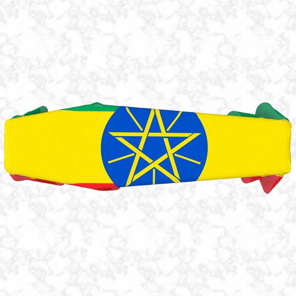 Ethiopia flag 3D top