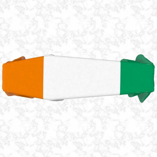 Ivory Coast flag 3D top