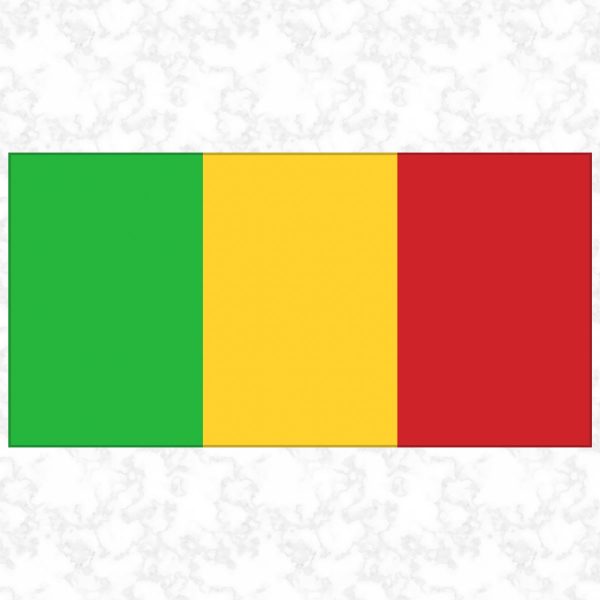 Mali flag view