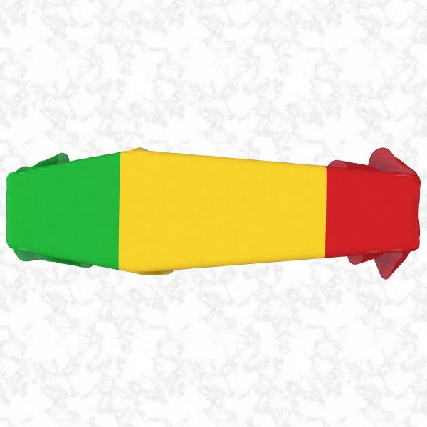 Mali flag 3D top