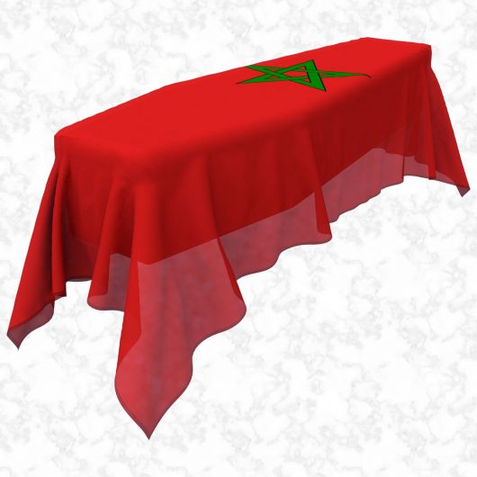 Morocco flag 3D