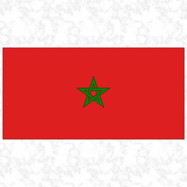 Morocco flag view