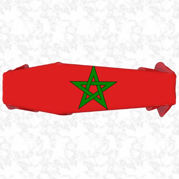 Morocco flag 3d top