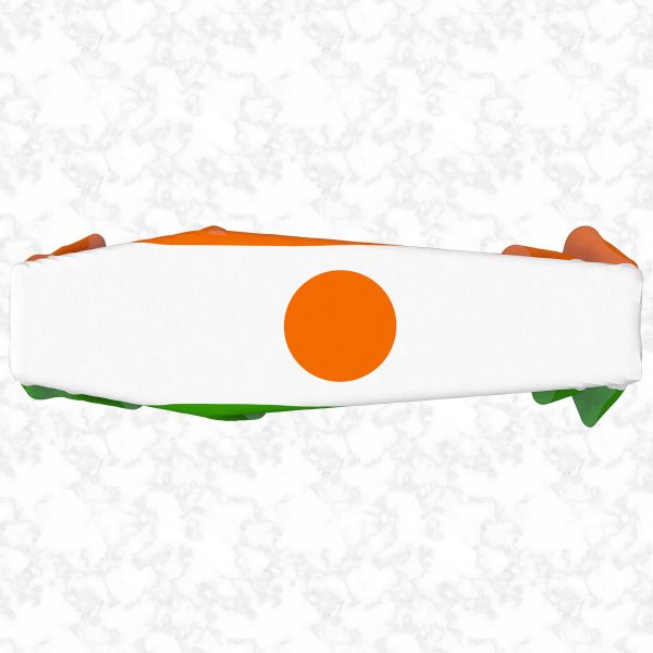 Niger flag 3D top