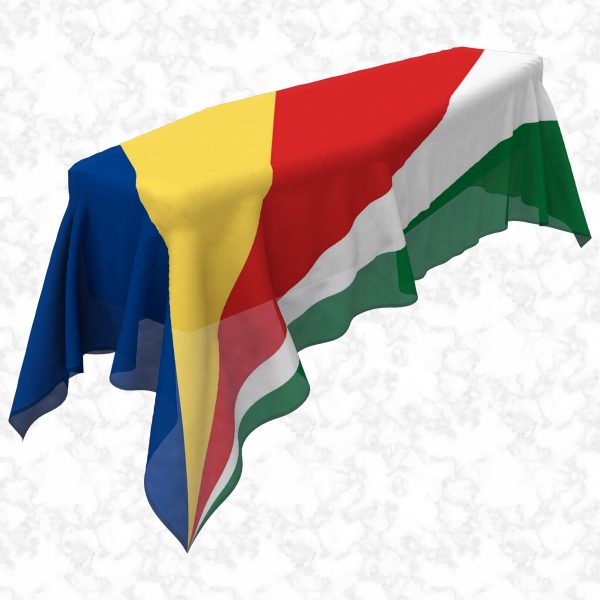 Seychelles flag 3D