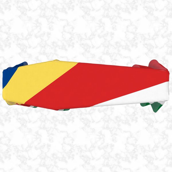 Seychelles flag 3D top