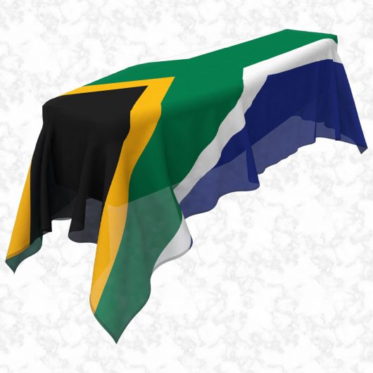 South Africa flag 3D