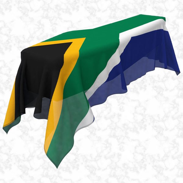 South Africa flag 3D