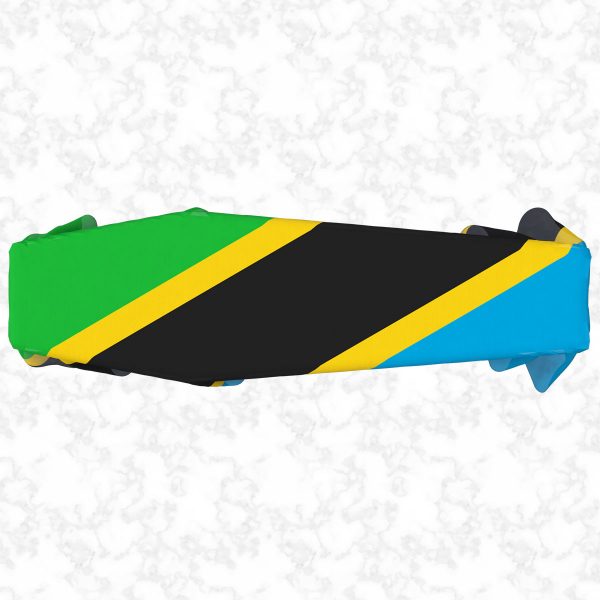 Tanzania flag 3D top