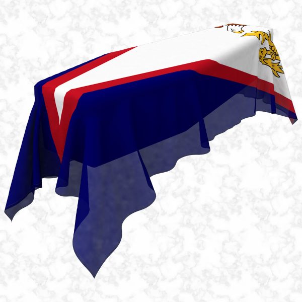 American Samoa flag 3D