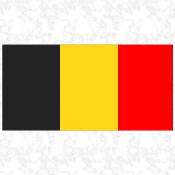 Belgium flag view