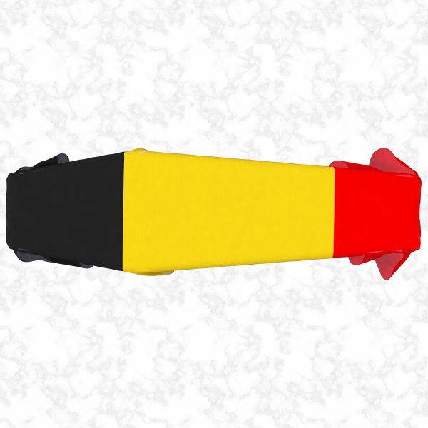 Belgium flag 3D top