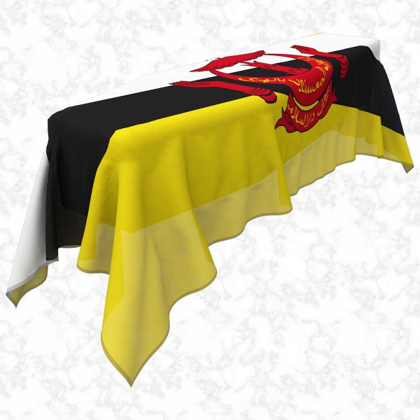 Brunei flag 3D