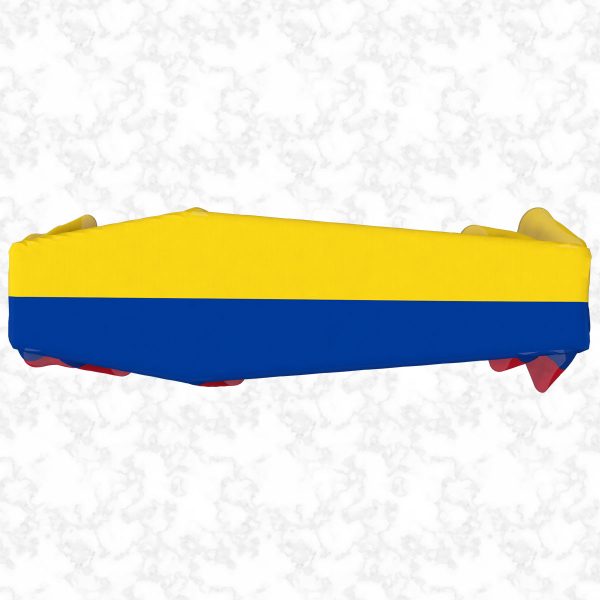 Colombia flag 3D top