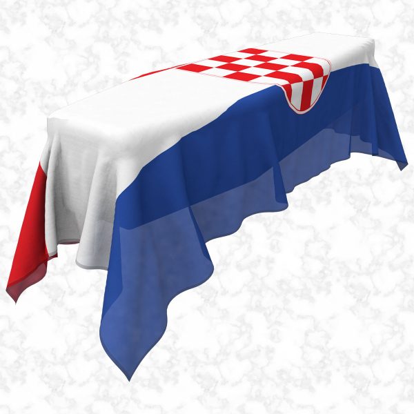 Croatia flag 3D