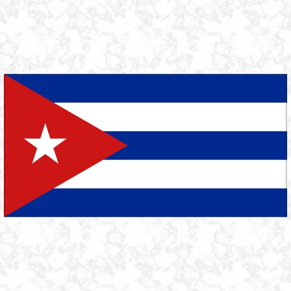 Cuba flag view