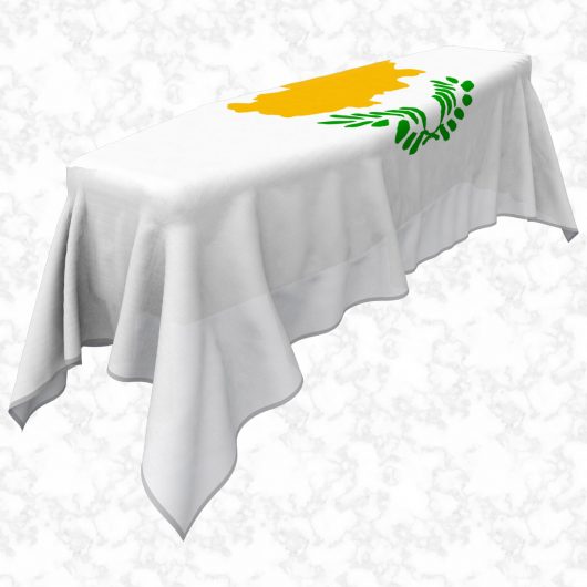 Cyprus flag 3D