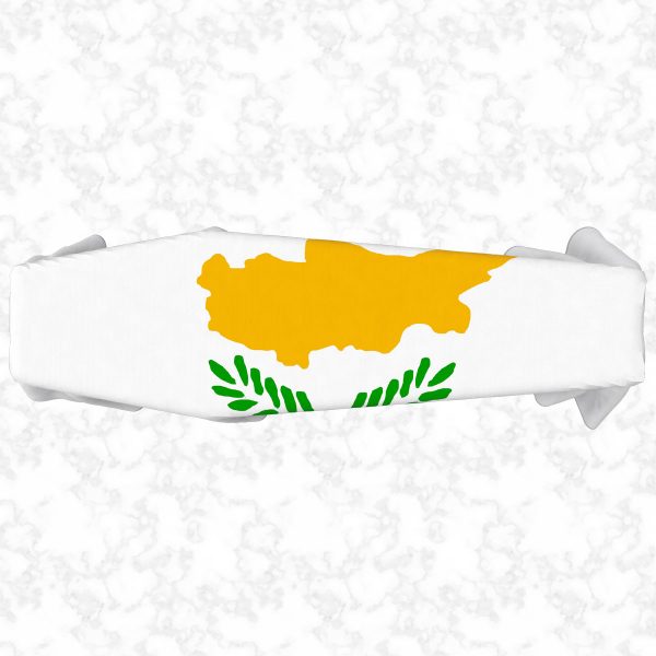 Cyprus flag 3D top