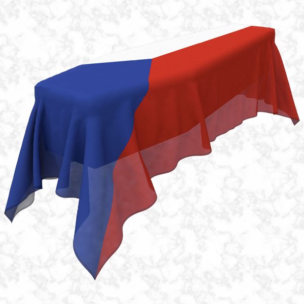 Czech Republic flag 3D