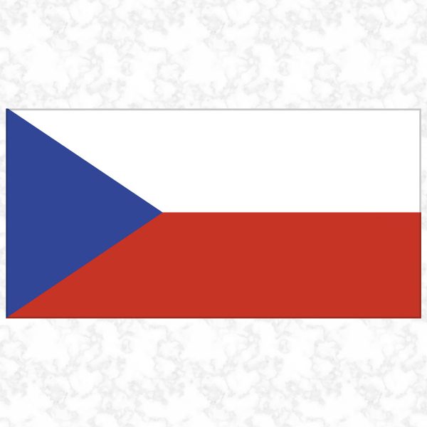 Czech Republic flag view